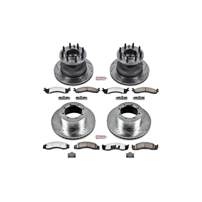 PowerStop Power Stop 00-02 Ford E-450 Super Duty Front & Rear Z36 Truck & Tow Brake Kit K4233-36