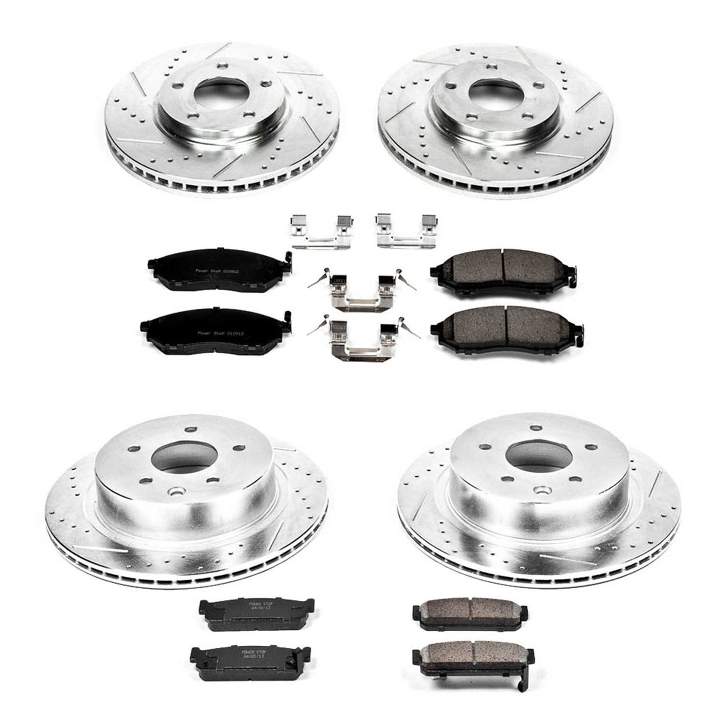 PowerStop Power Stop 03-04 Infiniti M45 Front & Rear Z23 Evolution Sport Brake Kit K4313