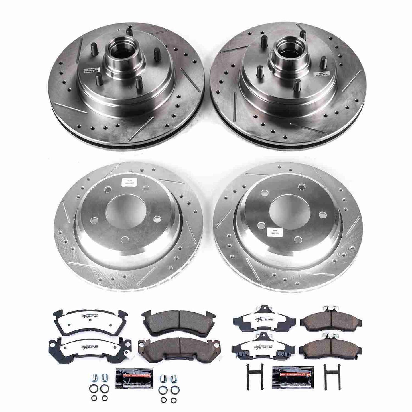 PowerStop Power Stop 94-96 Chevrolet Impala Front & Rear Z26 Street Warrior Brake Kit K4338-26