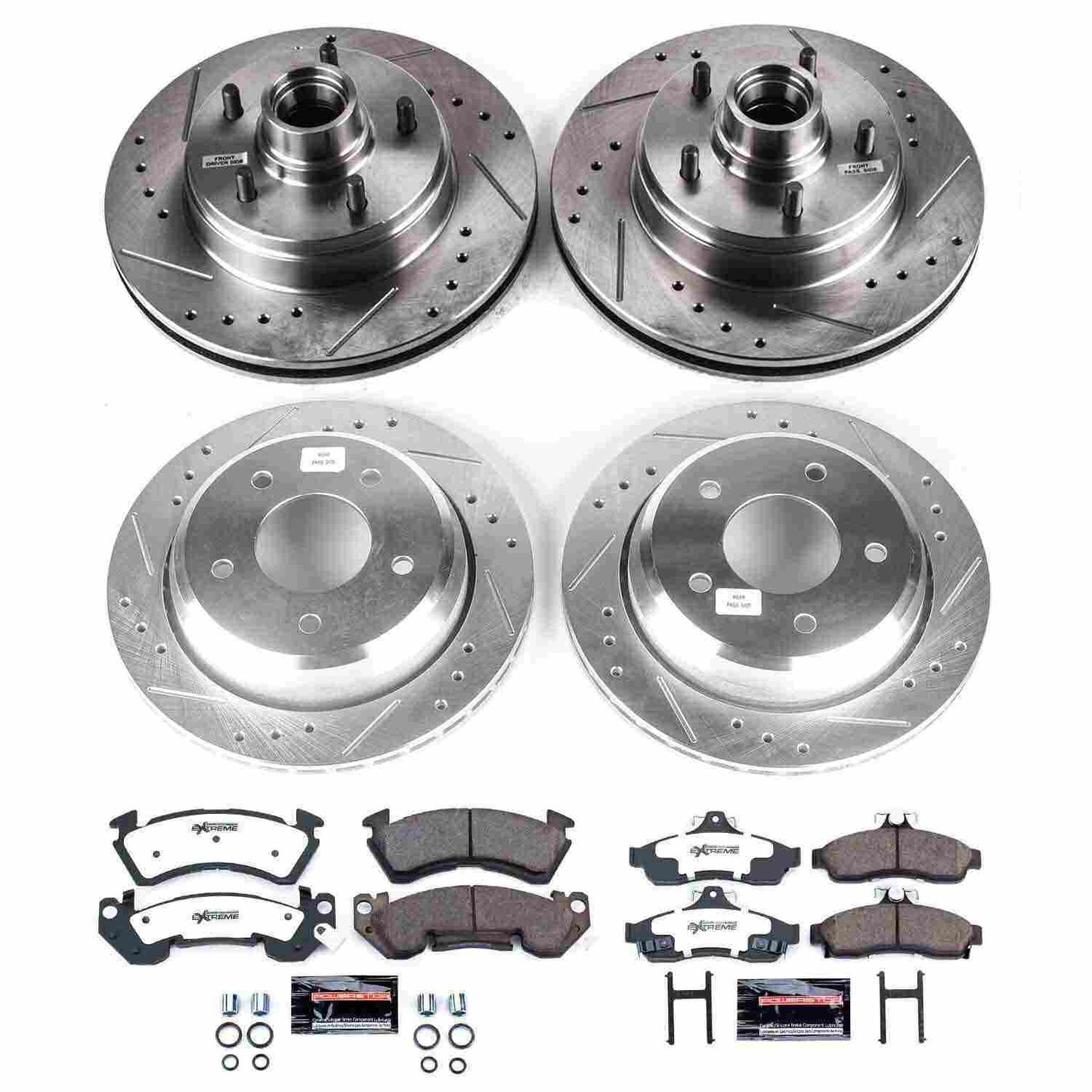 PowerStop Power Stop 94-96 Chevrolet Impala Front & Rear Z23 Evolution Sport Brake Kit K4338