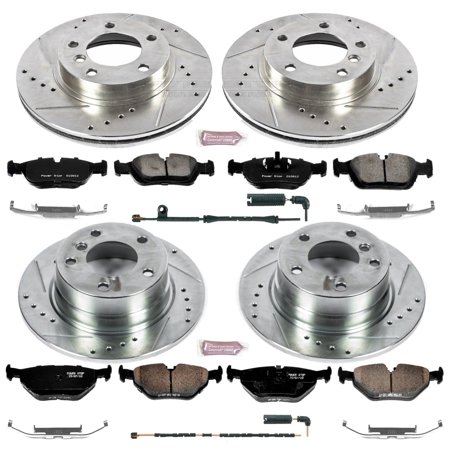 PowerStop Power Stop 03-05 BMW Z4 Front & Rear Z23 Evolution Sport Brake Kit K4371