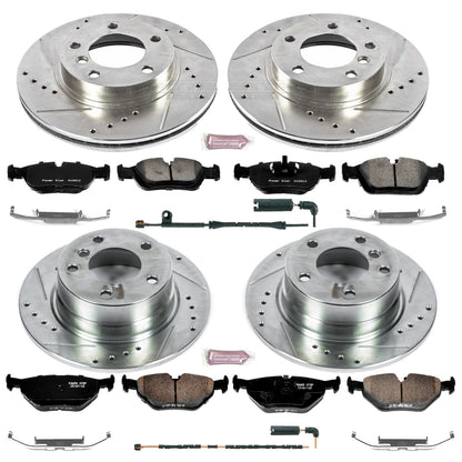PowerStop Power Stop 03-05 BMW Z4 Front & Rear Z23 Evolution Sport Brake Kit K4371