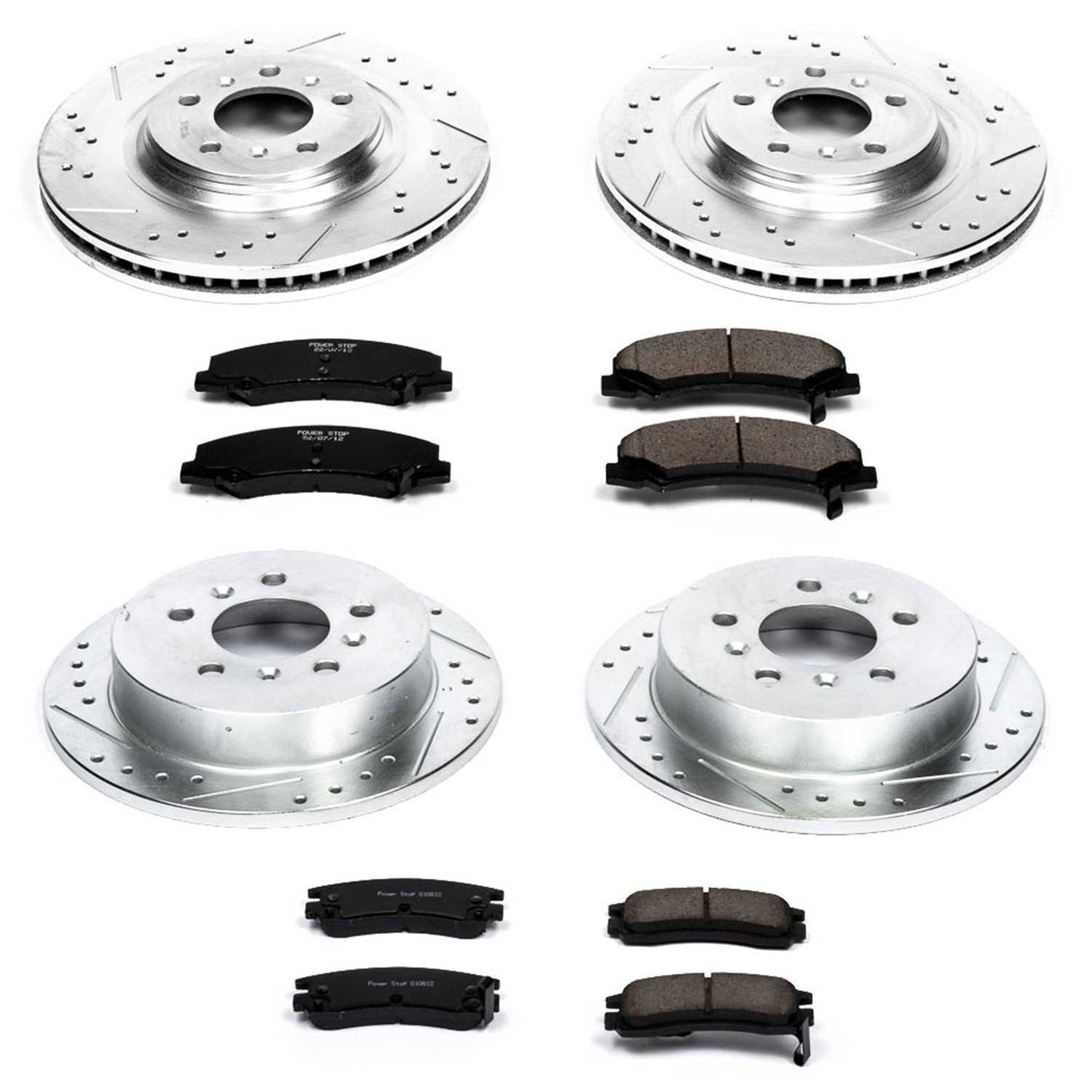 PowerStop Power Stop 08-09 Buick Allure Front & Rear Z23 Evolution Sport Brake Kit K4377
