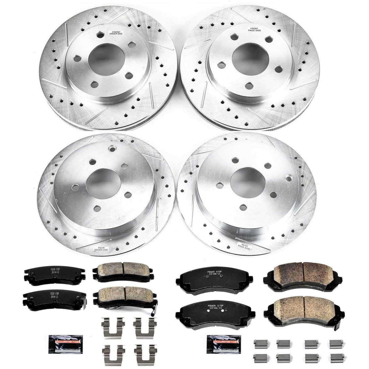 PowerStop Power Stop 02-07 Buick Rendezvous Front & Rear Z23 Evolution Sport Brake Kit K4382