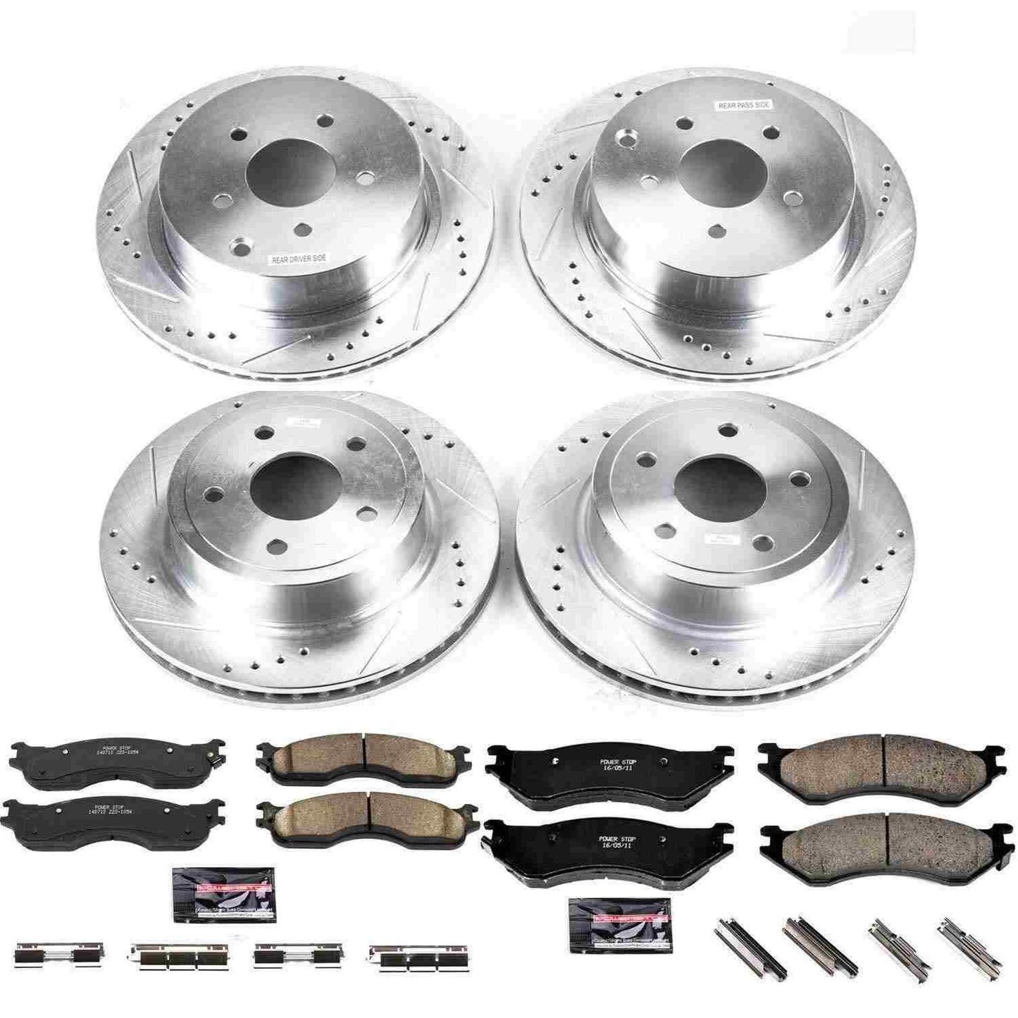 PowerStop Power Stop 2004 Dodge Ram 1500 Front & Rear Z23 Evolution Sport Brake Kit K4385