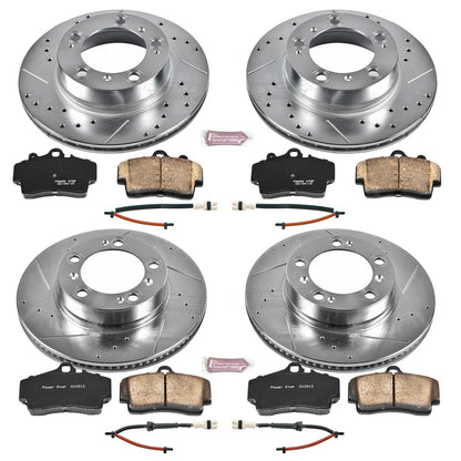 PowerStop Power Stop 97-04 Porsche Boxster Front & Rear Z23 Evolution Sport Brake Kit K4406
