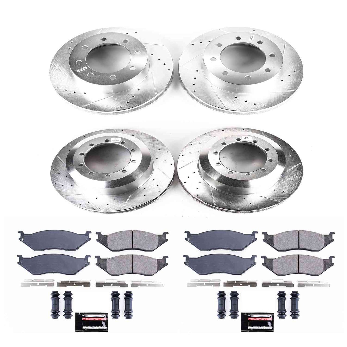 PowerStop Power Stop 2002 Ford E-550 Super Duty Front & Rear Z23 Evolution Sport Brake Kit K4416