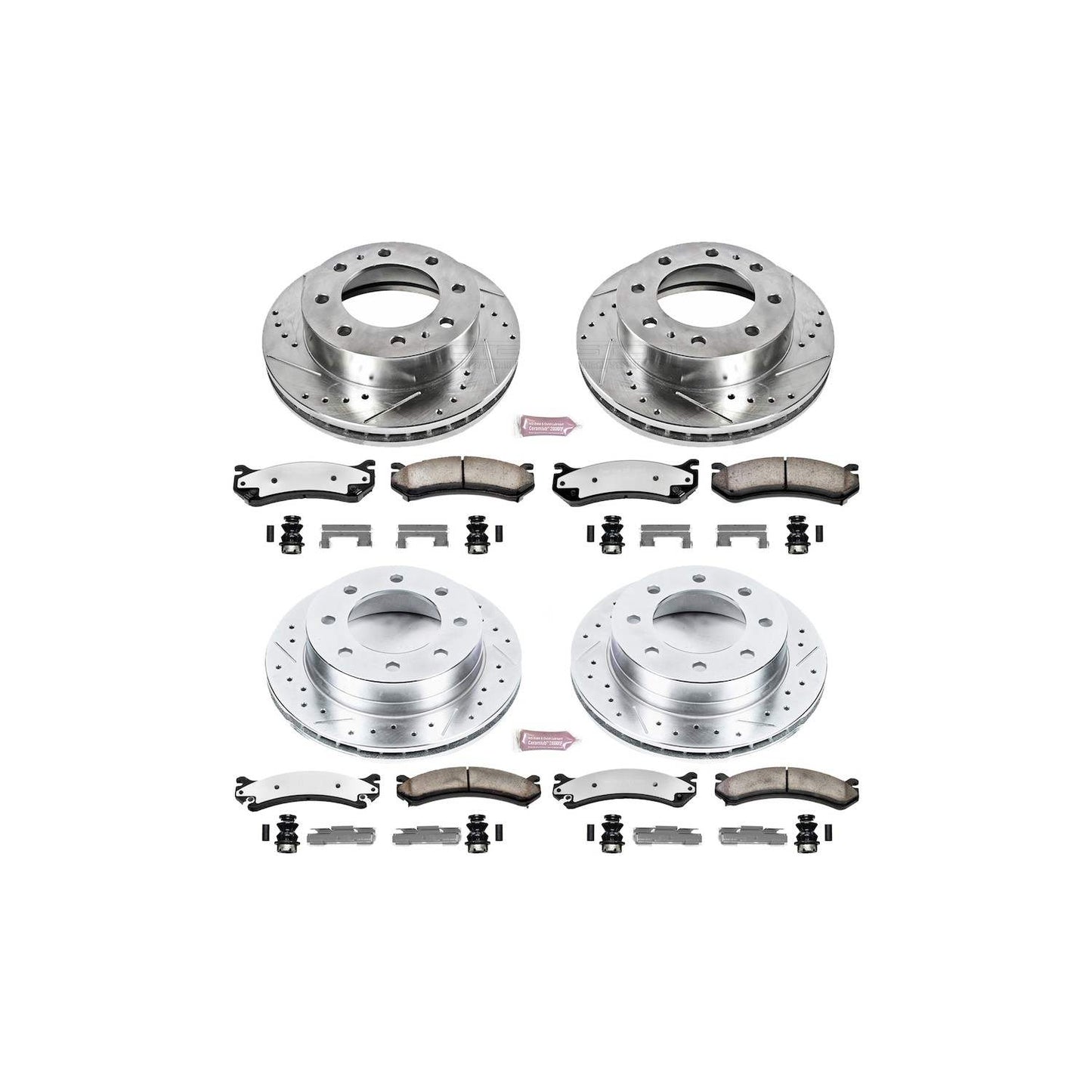PowerStop Power Stop 2004 Chevrolet Silverado 2500 HD Front & Rear Z36 Truck & Tow Brake Kit K4423-36
