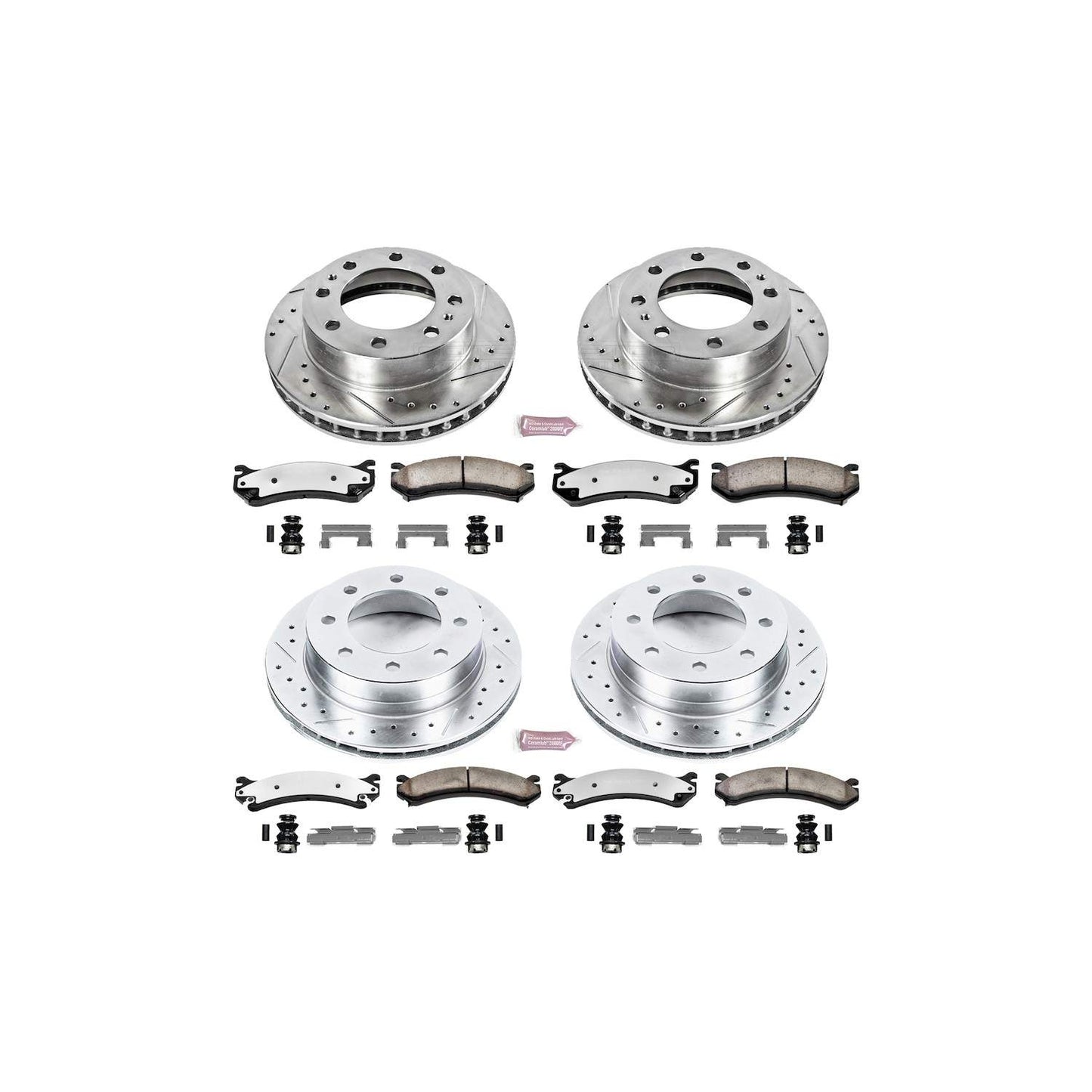 PowerStop Power Stop 2003 Chevrolet Silverado 1500 HD Front & Rear Z36 Truck & Tow Brake Kit K4426-36