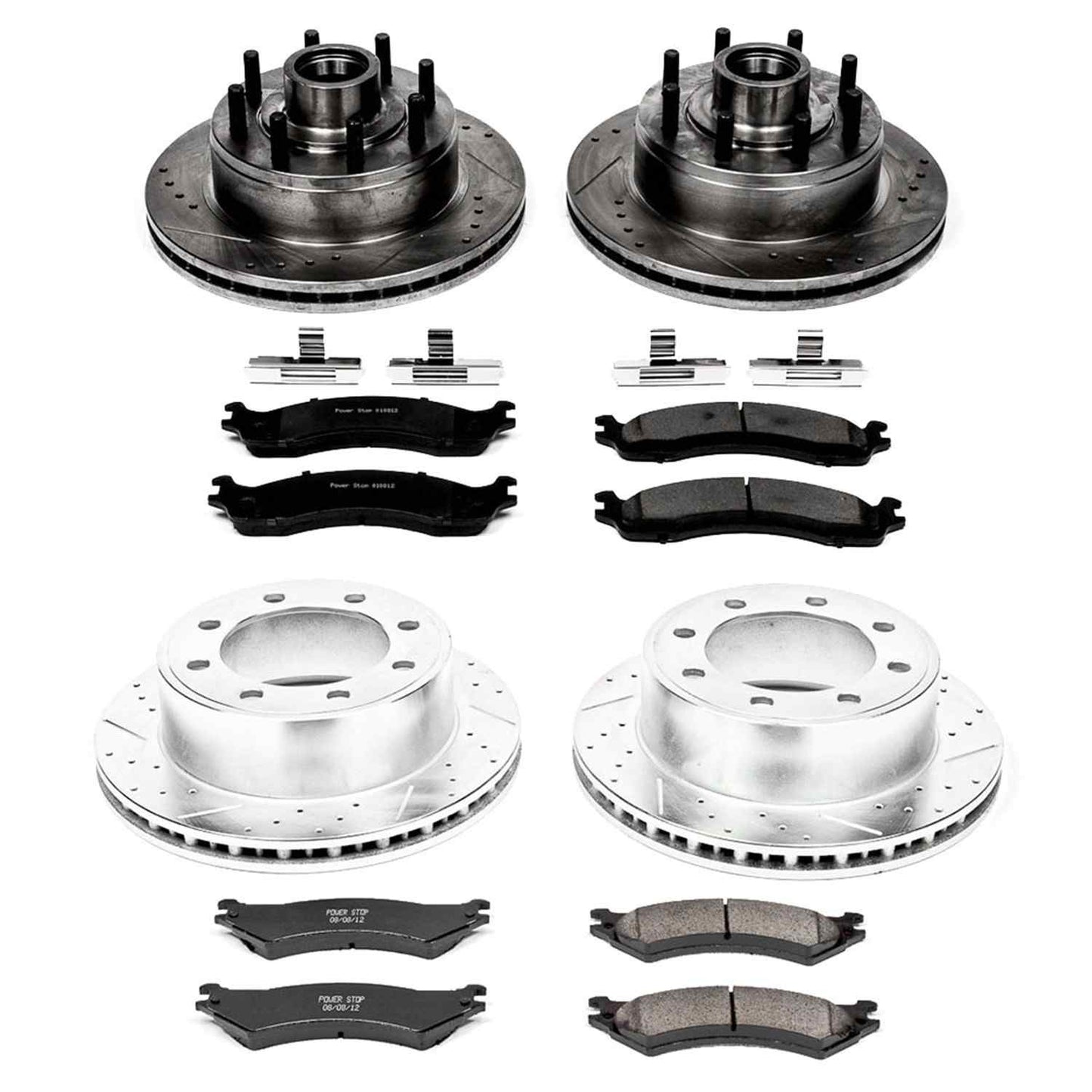 PowerStop Power Stop 2007 Ford E-150 Front & Rear Z23 Evolution Sport Brake Kit K4434