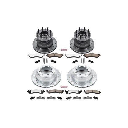 PowerStop Power Stop 03-05 Ford E-350 Club Wagon Front & Rear Z36 Truck & Tow Brake Kit K4435-36
