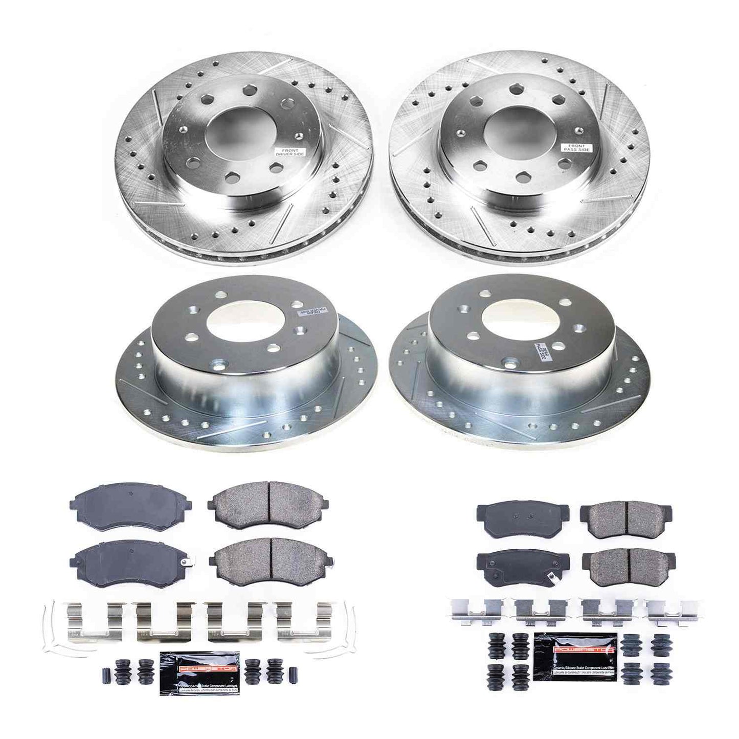 PowerStop Power Stop 99-01 Hyundai Sonata Front & Rear Z23 Evolution Brake Kit K4444