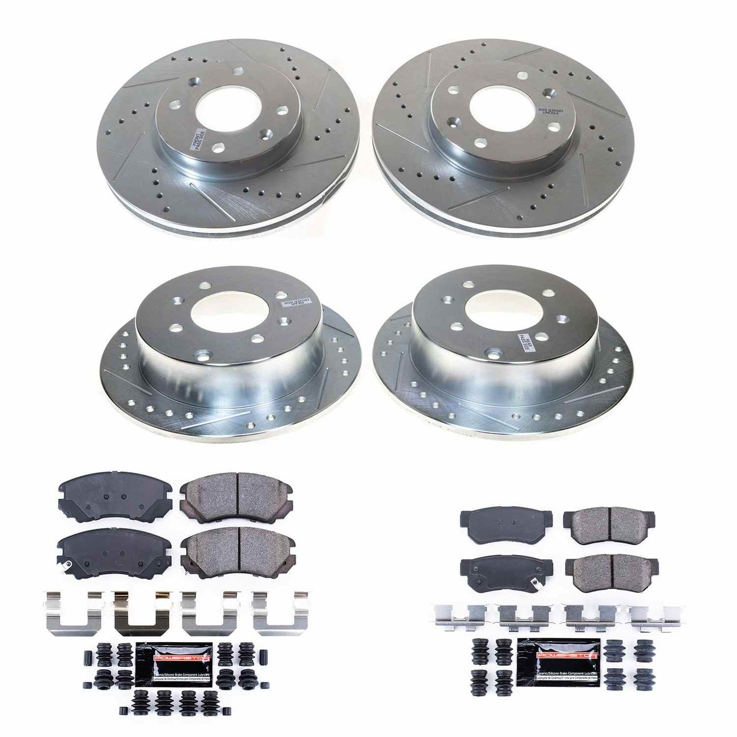 PowerStop Power Stop 02-06 Kia Optima Front & Rear Z23 Evolution Brake Kit K4445