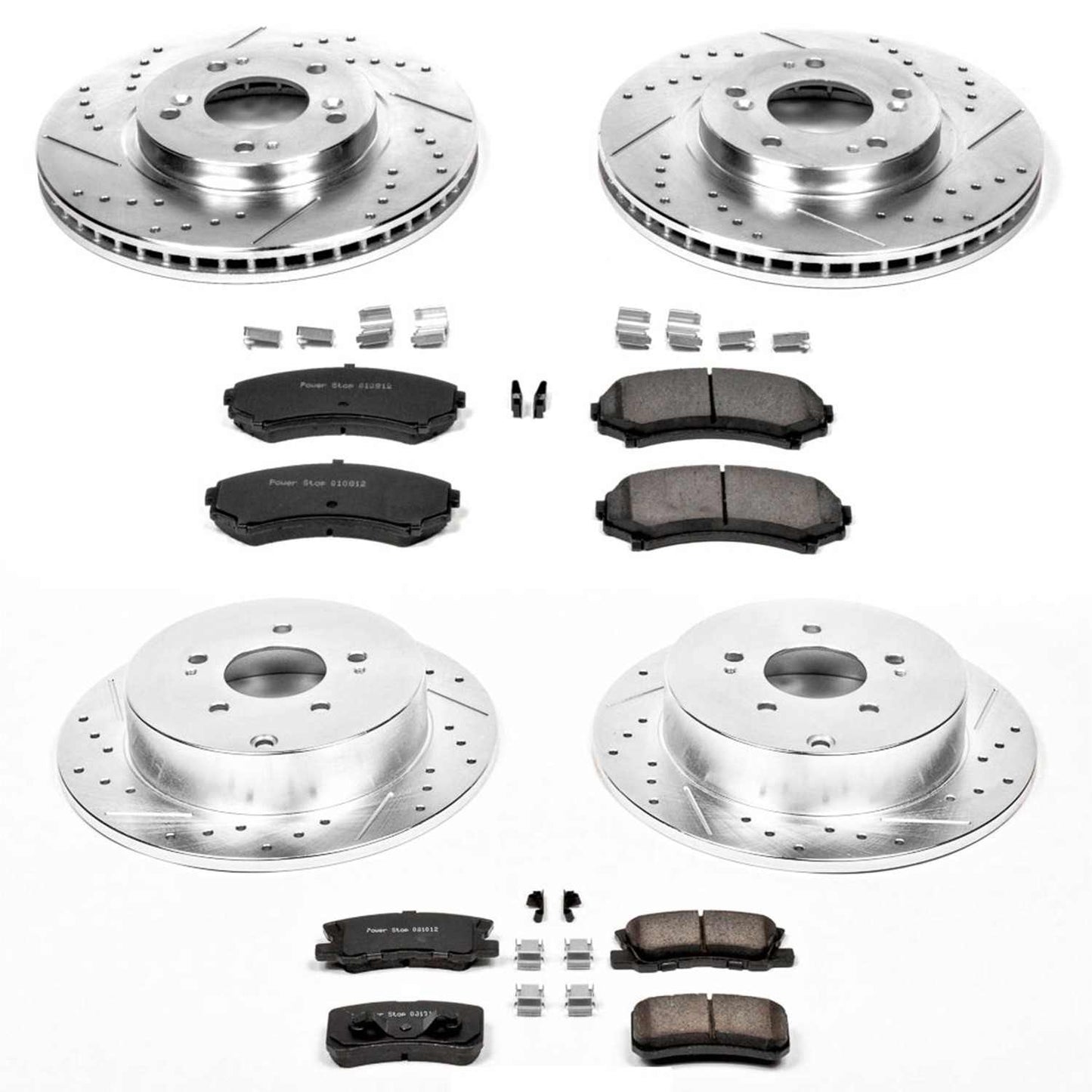 PowerStop Power Stop 04-11 Mitsubishi Endeavor Front & Rear Z23 Evolution Sport Brake Kit K4461