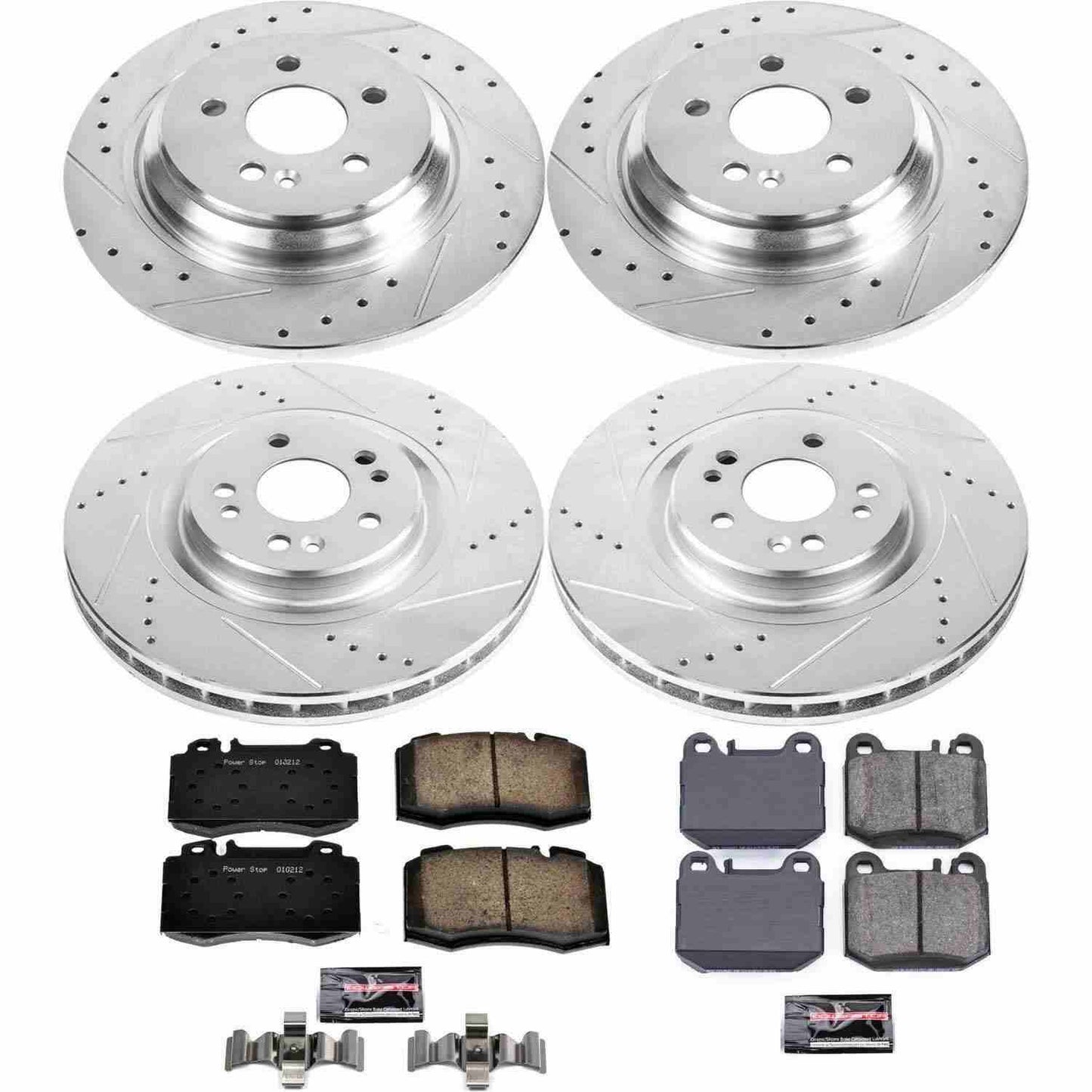 PowerStop Power Stop 00-01 Mercedes-Benz ML430 Front & Rear Z23 Evolution Sport Brake Kit K4463