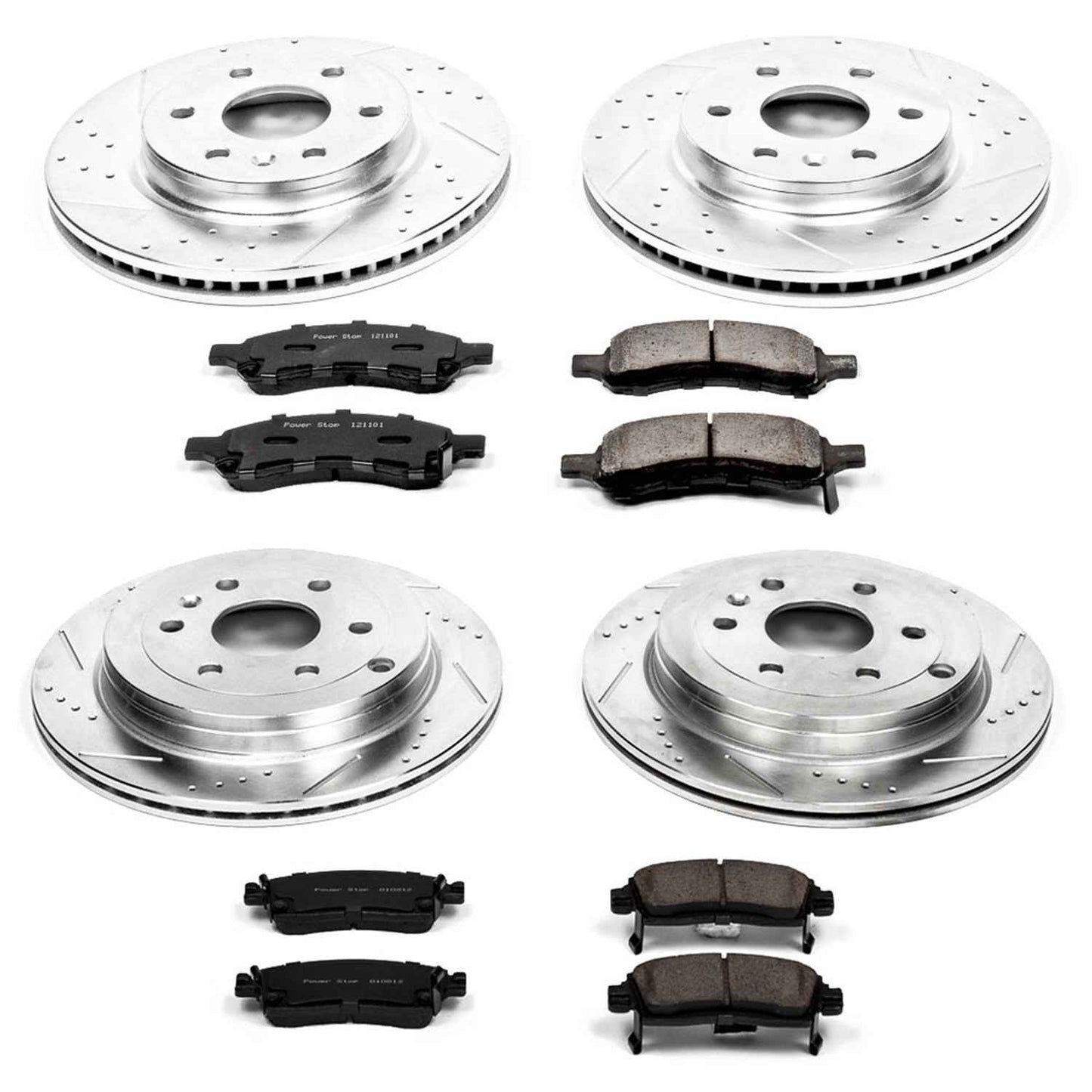 PowerStop Power Stop 08-17 Buick Enclave Front & Rear Z23 Evolution Sport Brake Kit K4466
