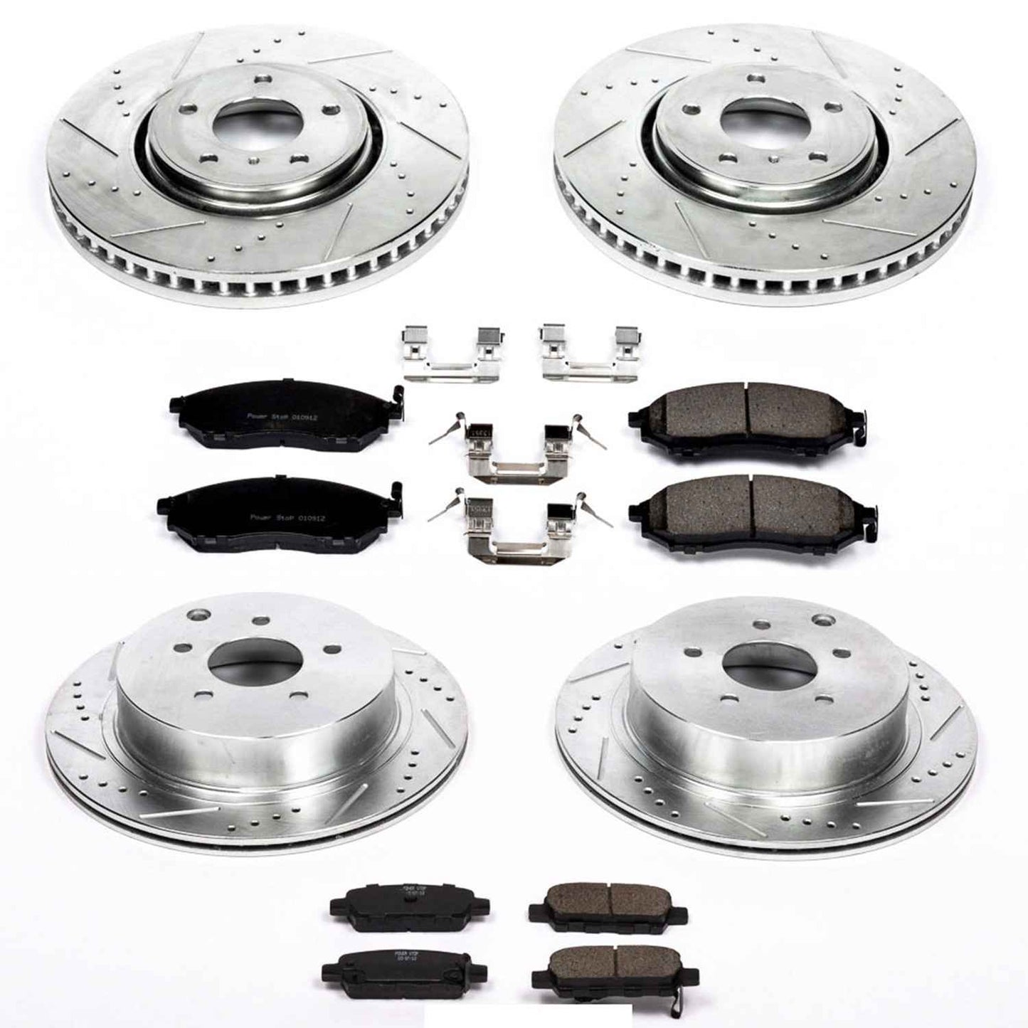 PowerStop Power Stop 05-12 Infiniti FX35 Front & Rear Z23 Evolution Sport Brake Kit K4477