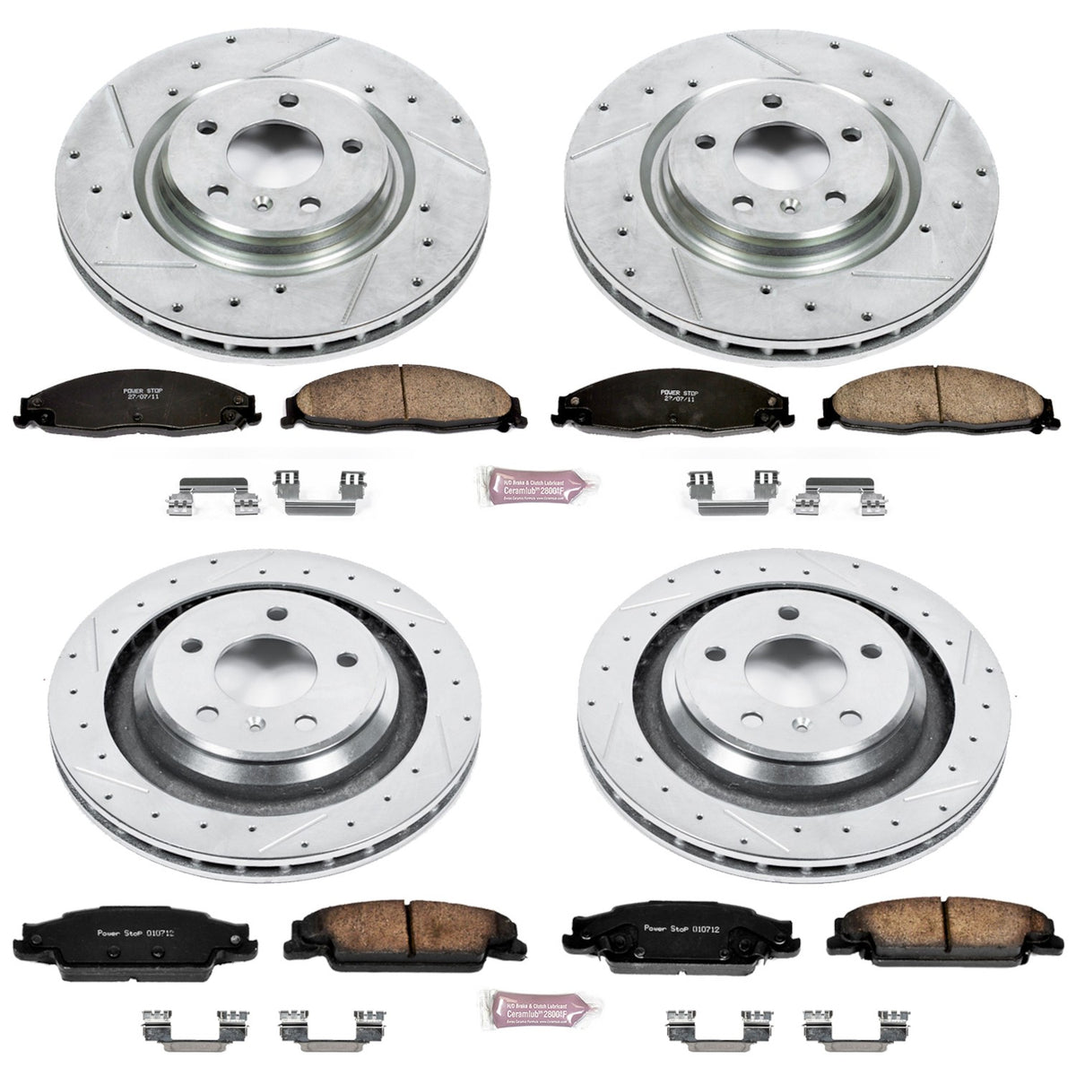 PowerStop Power Stop 05-08 Pontiac Grand Prix Front & Rear Z23 Evolution Sport Brake Kit K4485