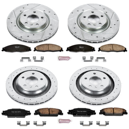 PowerStop Power Stop 05-08 Pontiac Grand Prix Front & Rear Z23 Evolution Sport Brake Kit K4485