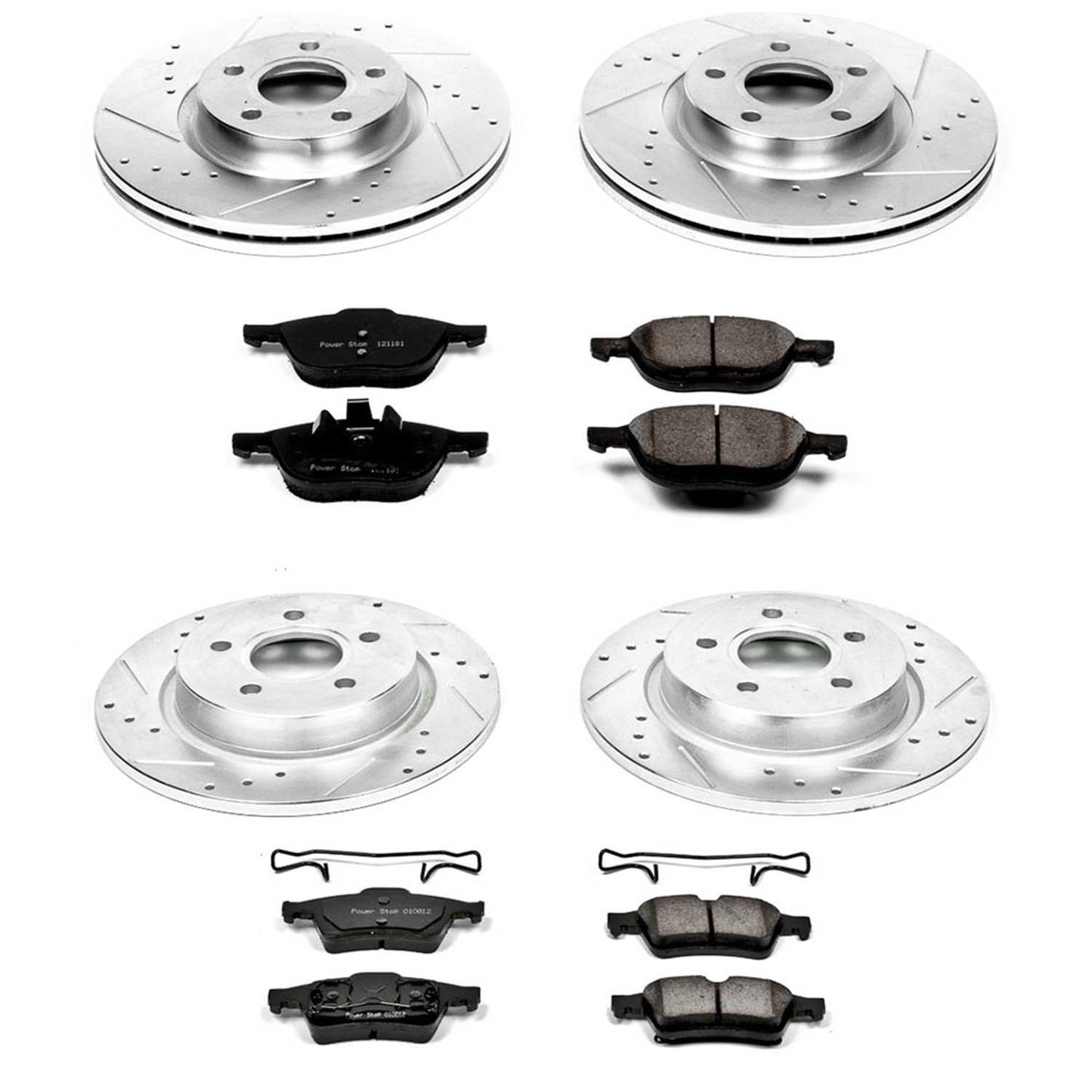 PowerStop Power Stop 04-05 Volvo S40 Front & Rear Z23 Evolution Sport Brake Kit K4492