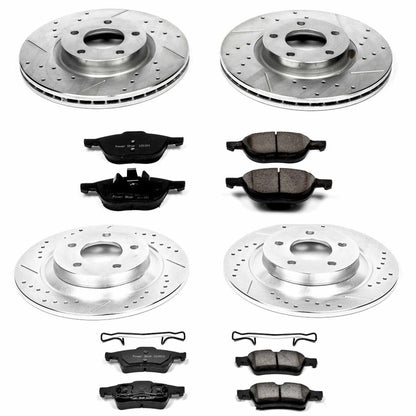 PowerStop Power Stop 06-07 Mazda 5 Front & Rear Z23 Evolution Sport Brake Kit K4494