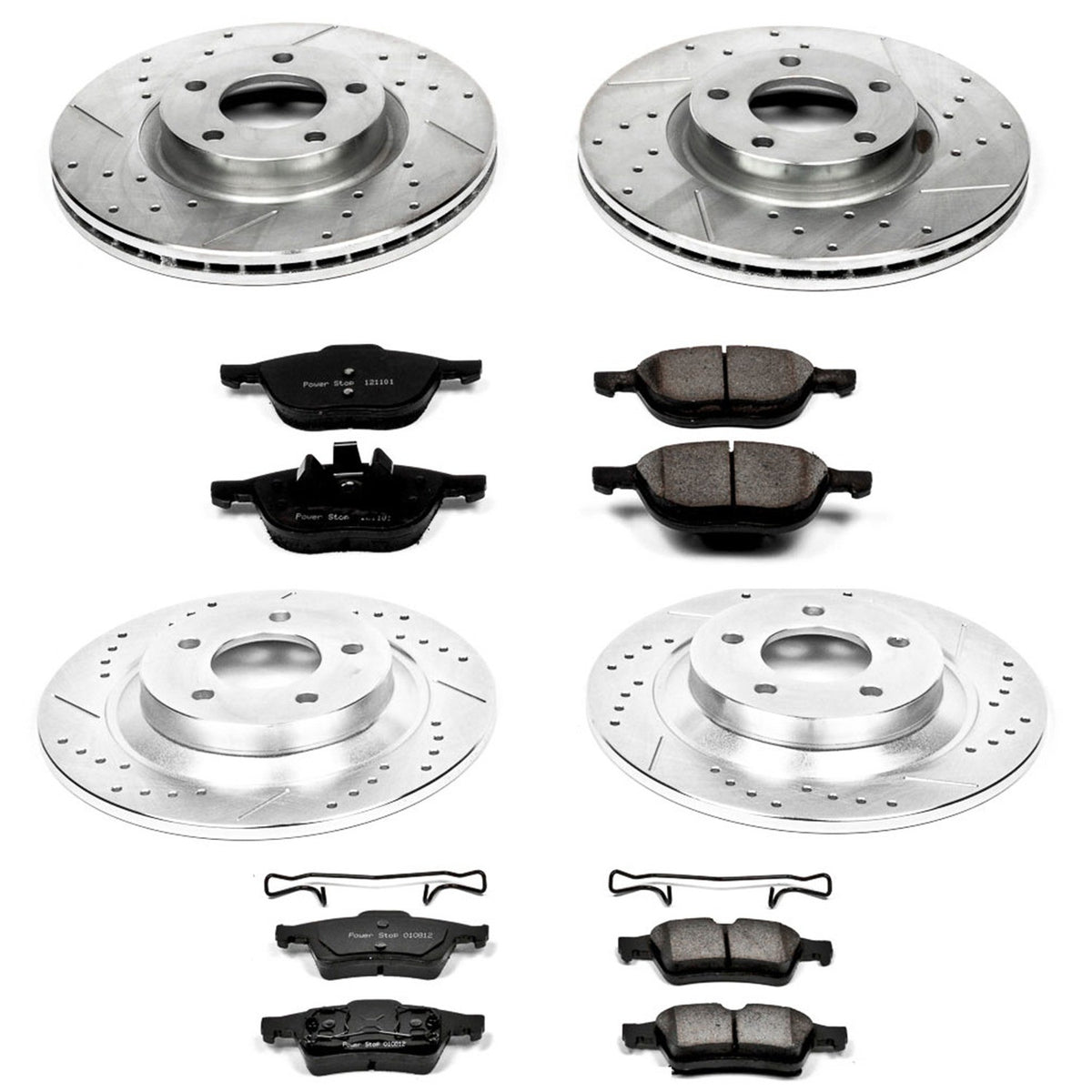 PowerStop Power Stop 06-07 Mazda 5 Front & Rear Z23 Evolution Sport Brake Kit K4494