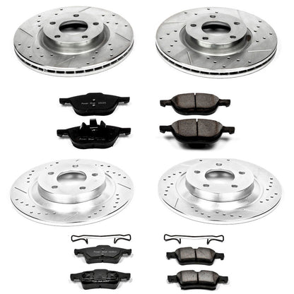 PowerStop Power Stop 06-07 Mazda 5 Front & Rear Z23 Evolution Sport Brake Kit K4494
