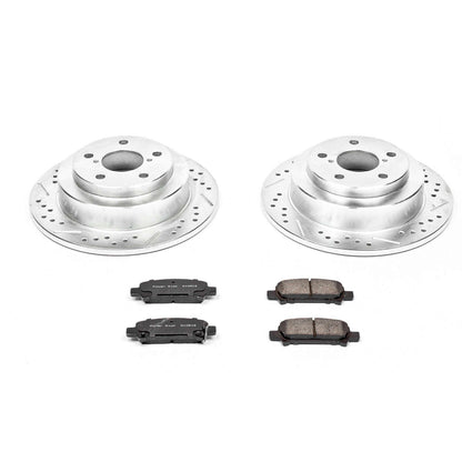 PowerStop Power Stop 98-03 Subaru Forester Rear Z23 Evolution Sport Brake Kit K449