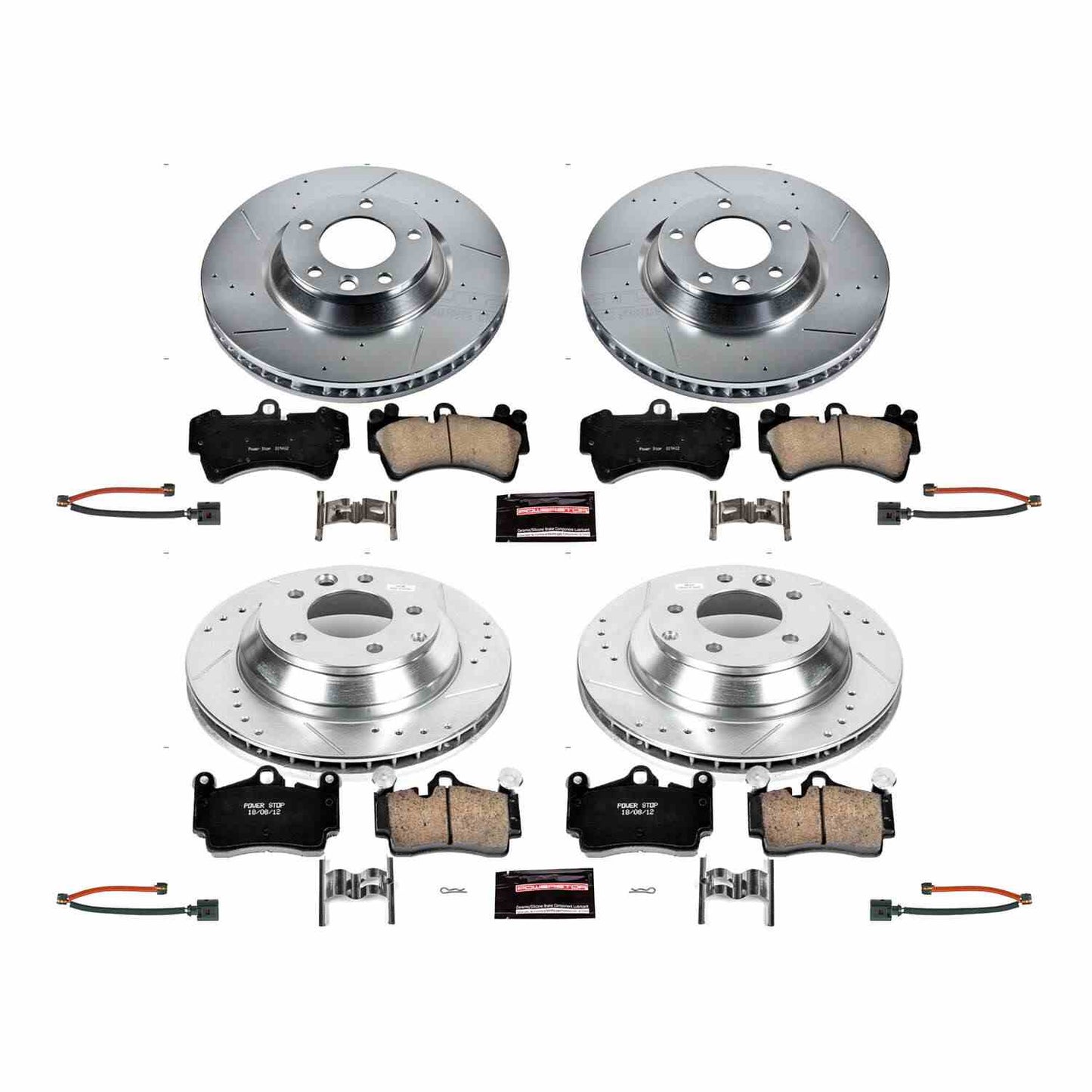 PowerStop Power Stop 07-15 Audi Q7 Front & Rear Z23 Evolution Sport Brake Kit K4500