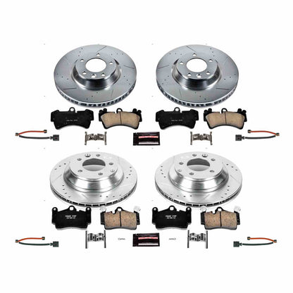 PowerStop Power Stop 07-15 Audi Q7 Front & Rear Z23 Evolution Sport Brake Kit K4500