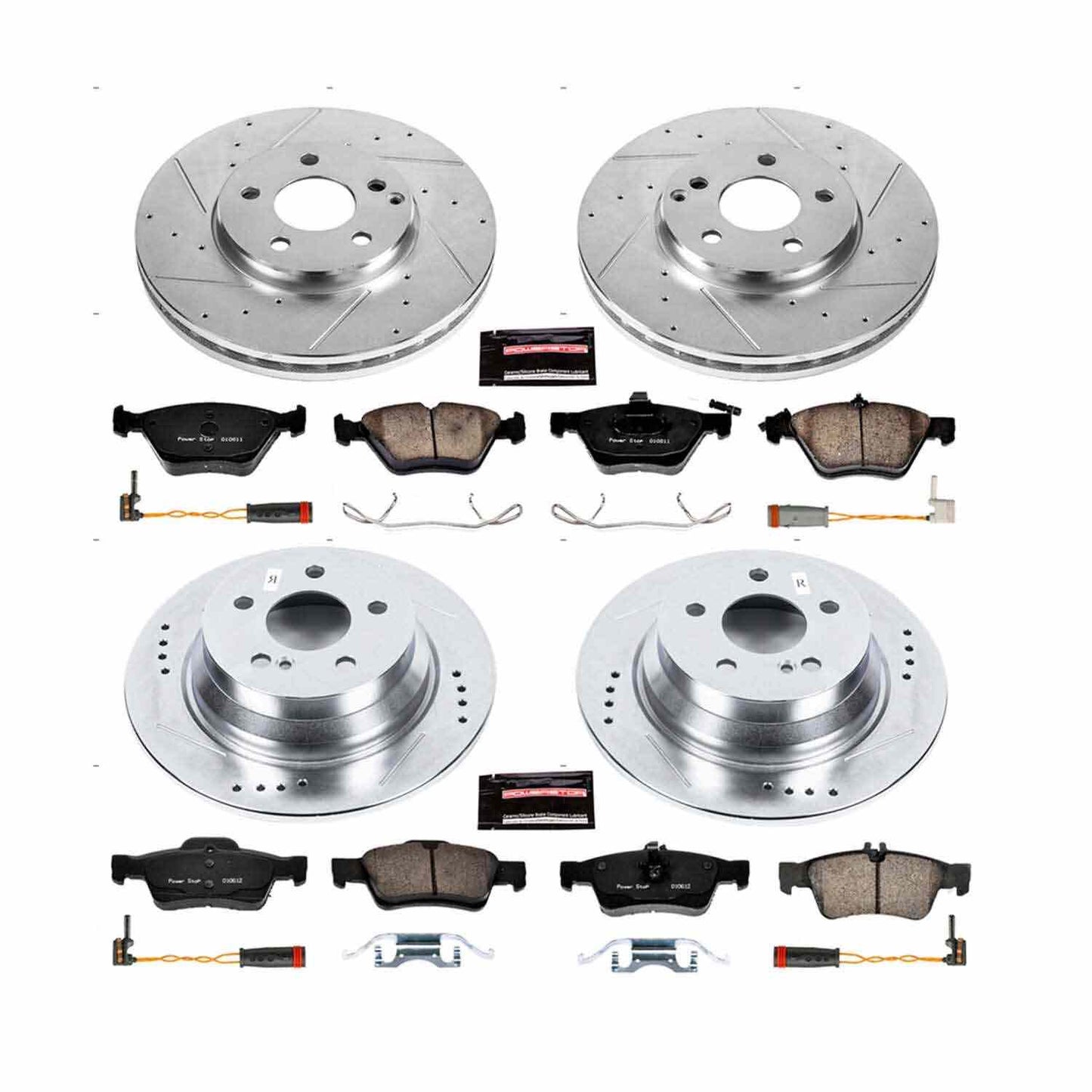 PowerStop Power Stop 04-05 Mercedes-Benz E320 Front & Rear Z23 Evolution Sport Brake Kit K4511