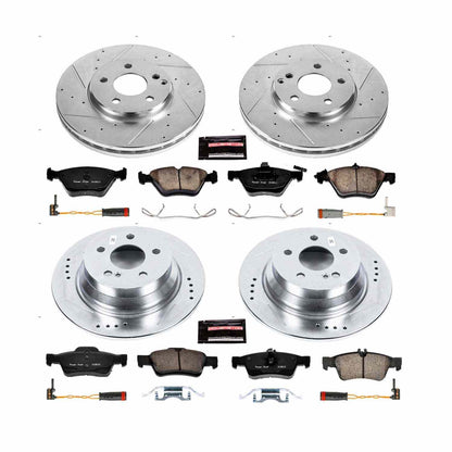 PowerStop Power Stop 04-05 Mercedes-Benz E320 Front & Rear Z23 Evolution Sport Brake Kit K4511