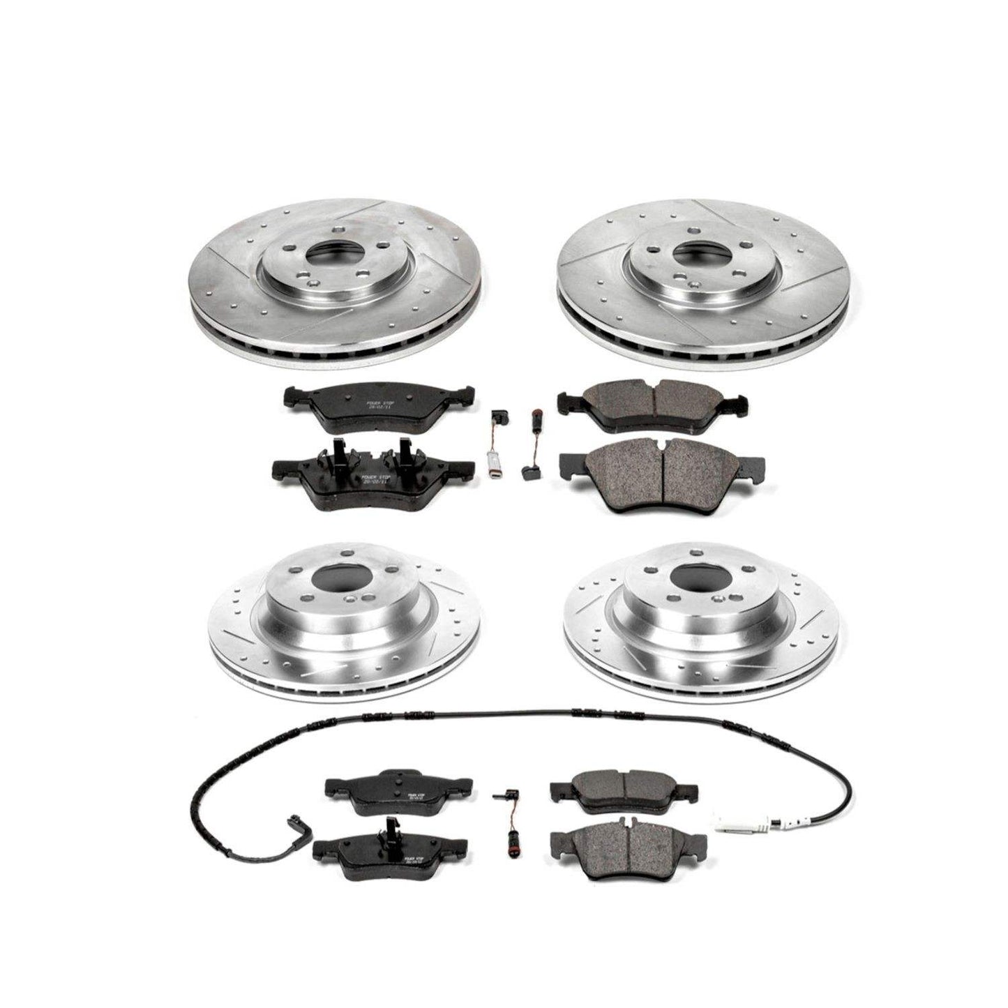 PowerStop Power Stop 2006 Mercedes-Benz E500 Front & Rear Z23 Evolution Sport Brake Kit K4516
