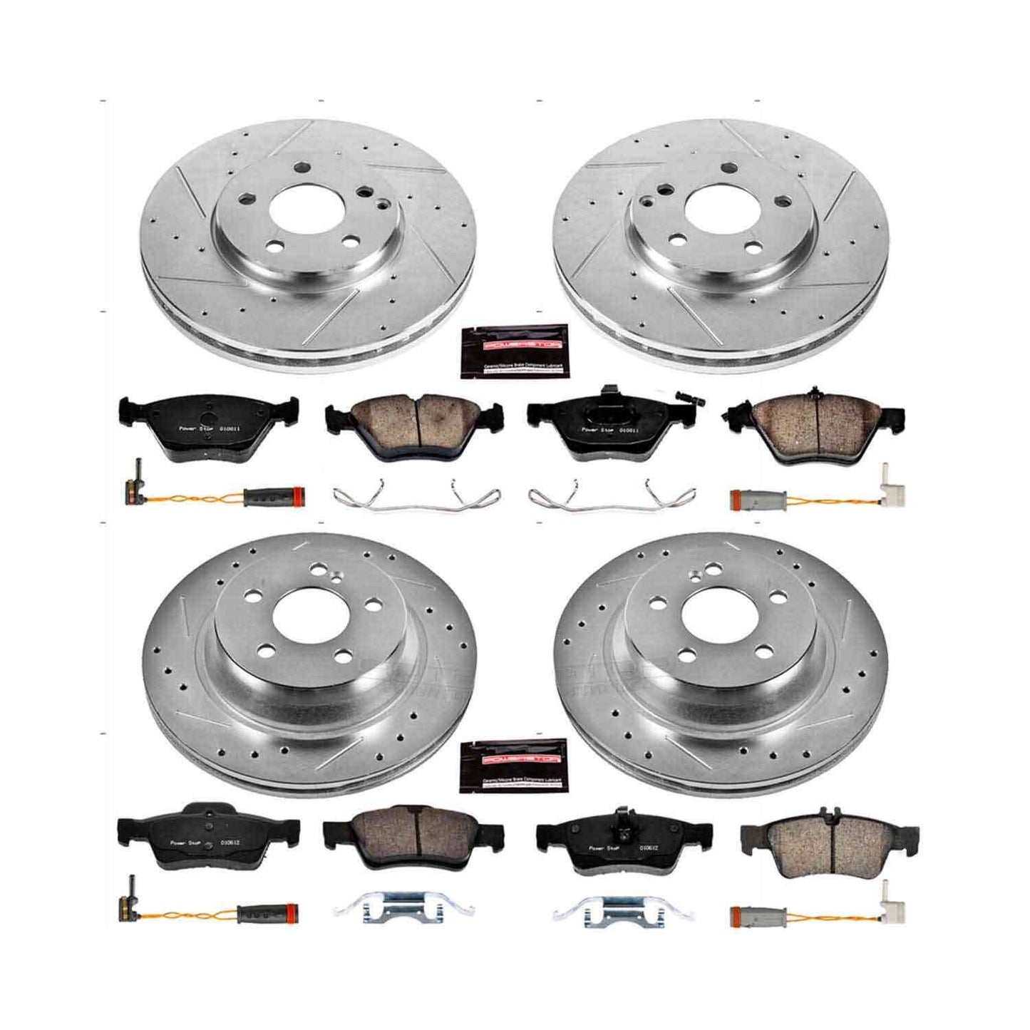 PowerStop Power Stop 2006 Mercedes-Benz E350 Front & Rear Z23 Evolution Sport Brake Kit K4519