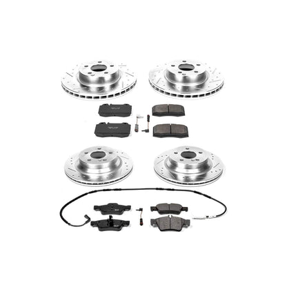 PowerStop Power Stop 03-06 Mercedes-Benz E500 Front & Rear Z23 Evolution Sport Brake Kit K4521