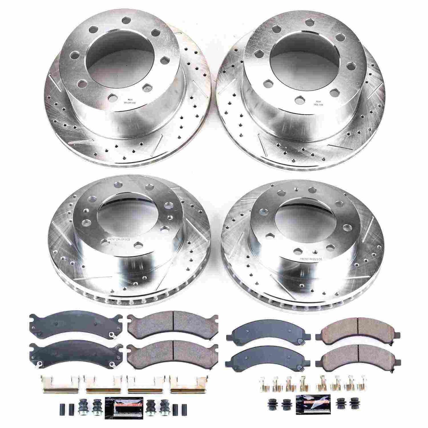 PowerStop Power Stop 03-08 Chevrolet Express 3500 Front & Rear Z23 Evolution Sport Brake Kit K4528