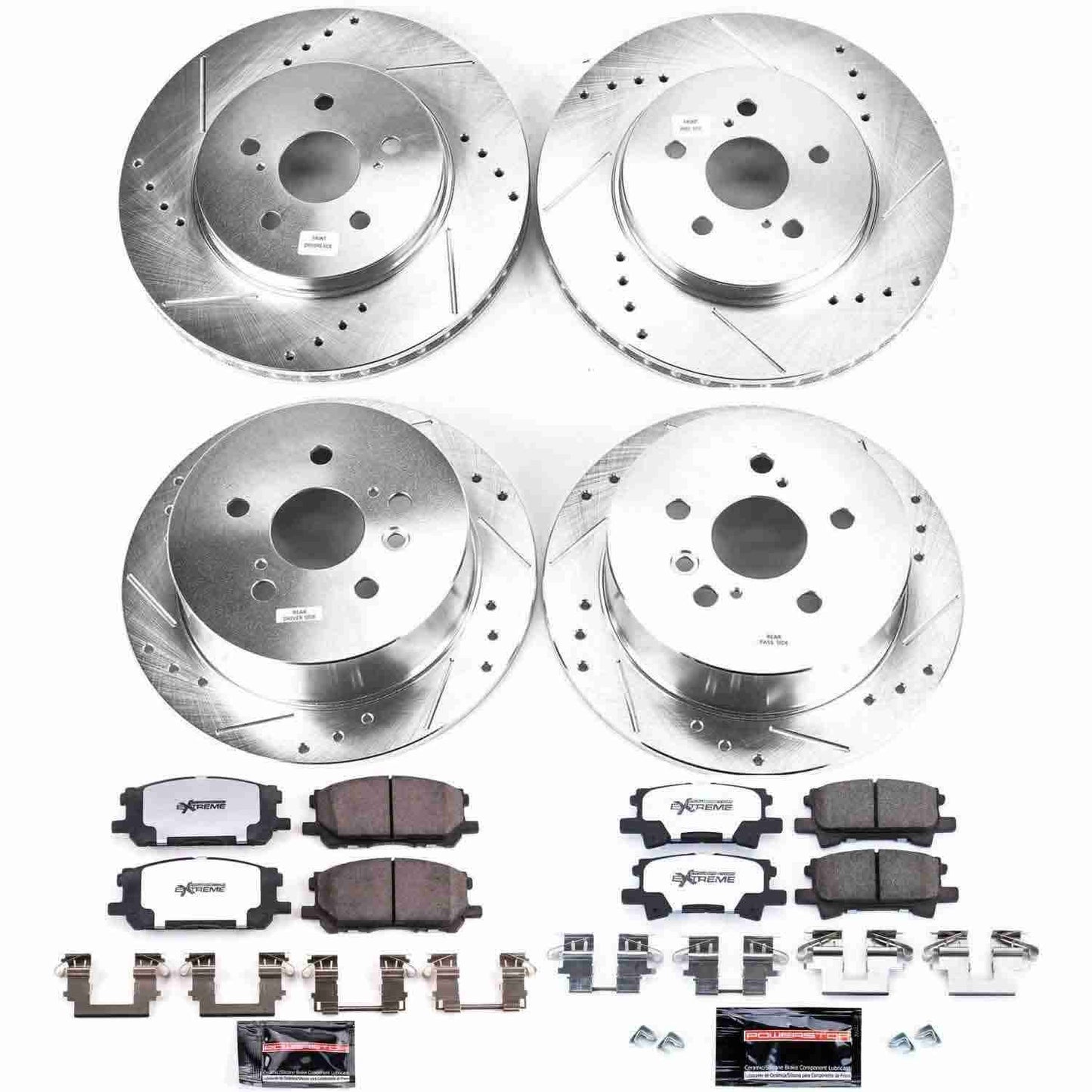 PowerStop Power Stop 04-06 Lexus RX330 Front & Rear Z36 Truck & Tow Brake Kit K4530-36