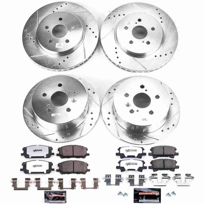 PowerStop Power Stop 04-06 Lexus RX330 Front & Rear Z36 Truck & Tow Brake Kit K4530-36