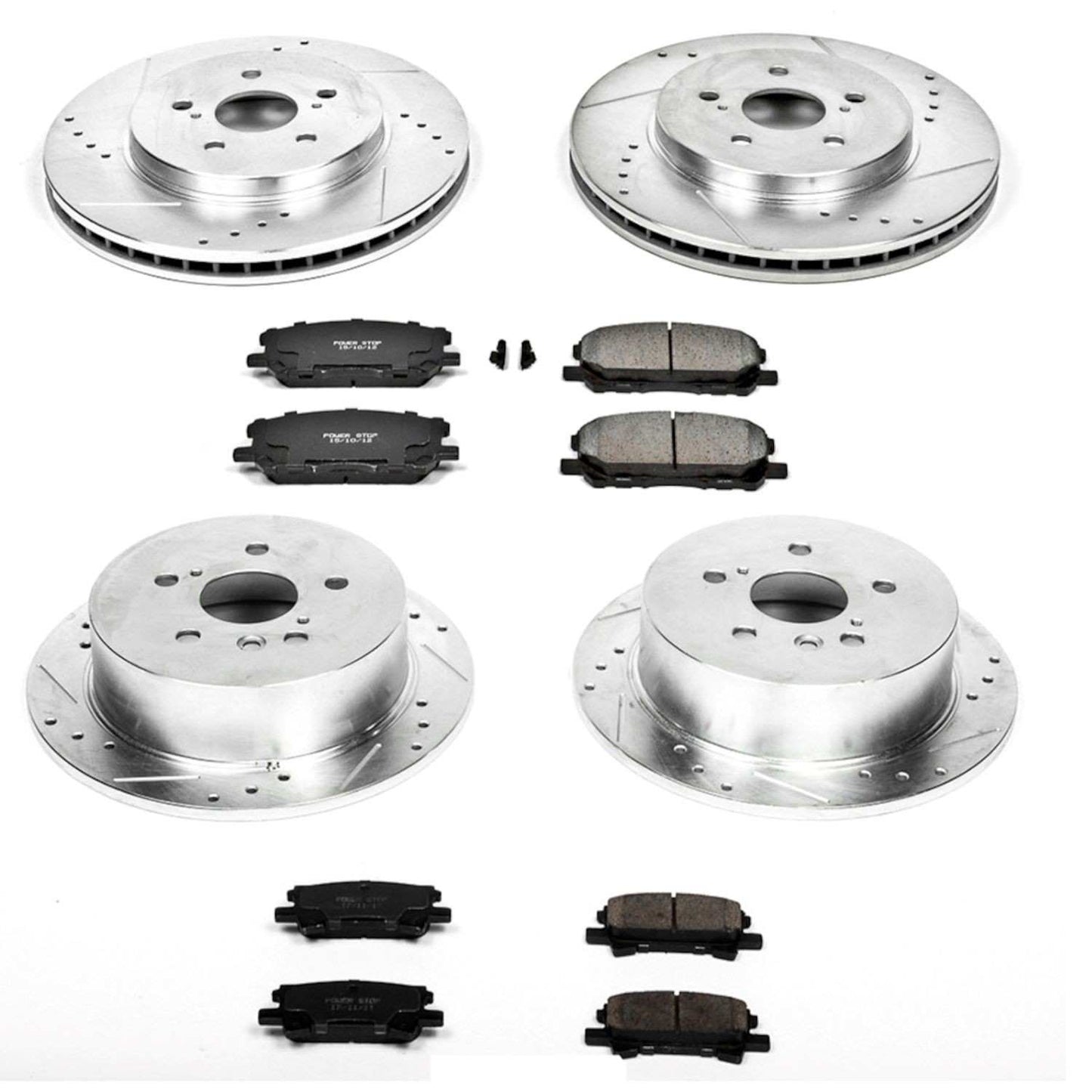PowerStop Power Stop 04-06 Lexus RX330 Front & Rear Z23 Evolution Sport Brake Kit K4530