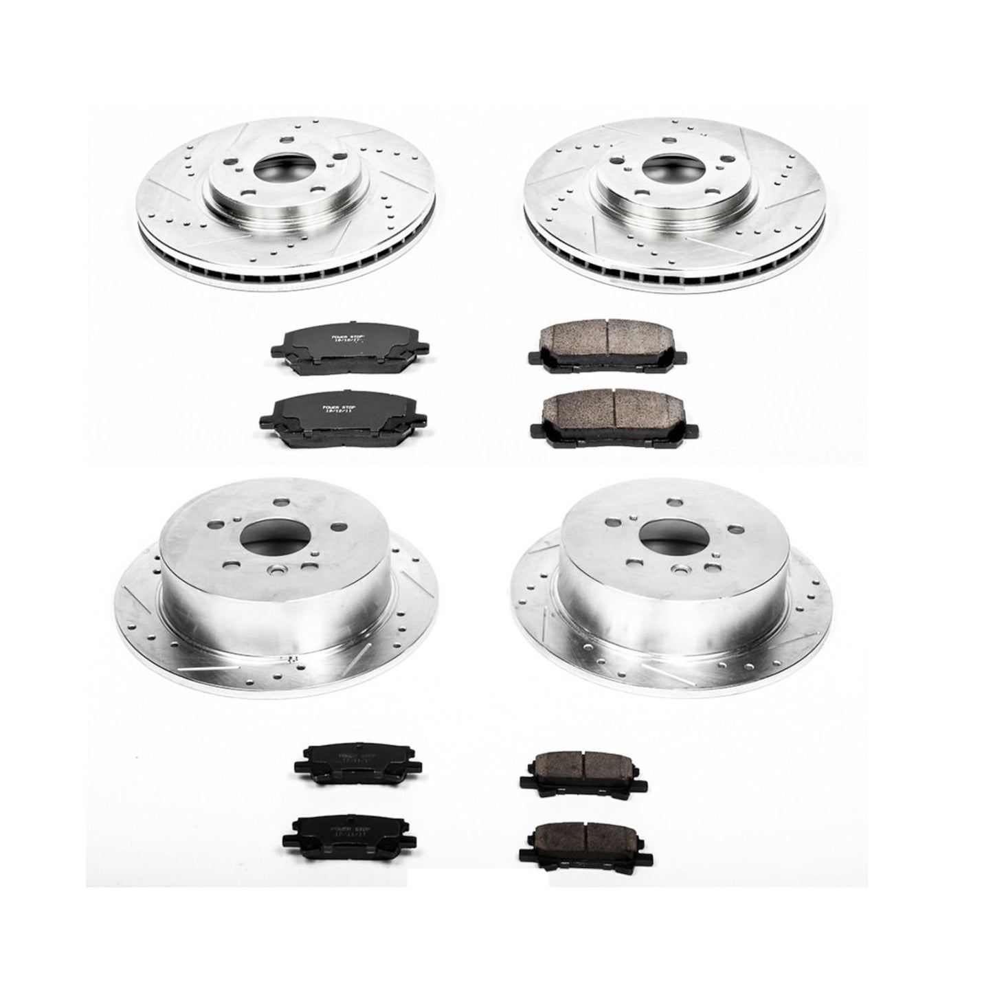 PowerStop Power Stop 04-07 Toyota Highlander Front & Rear Z23 Evolution Sport Brake Kit K4531