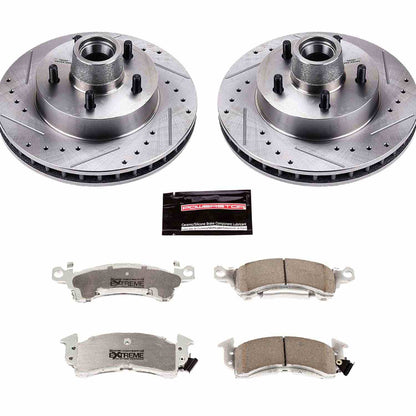PowerStop Power Stop 71-73 Buick Centurion Front Z26 Street Warrior Brake Kit K4539-26
