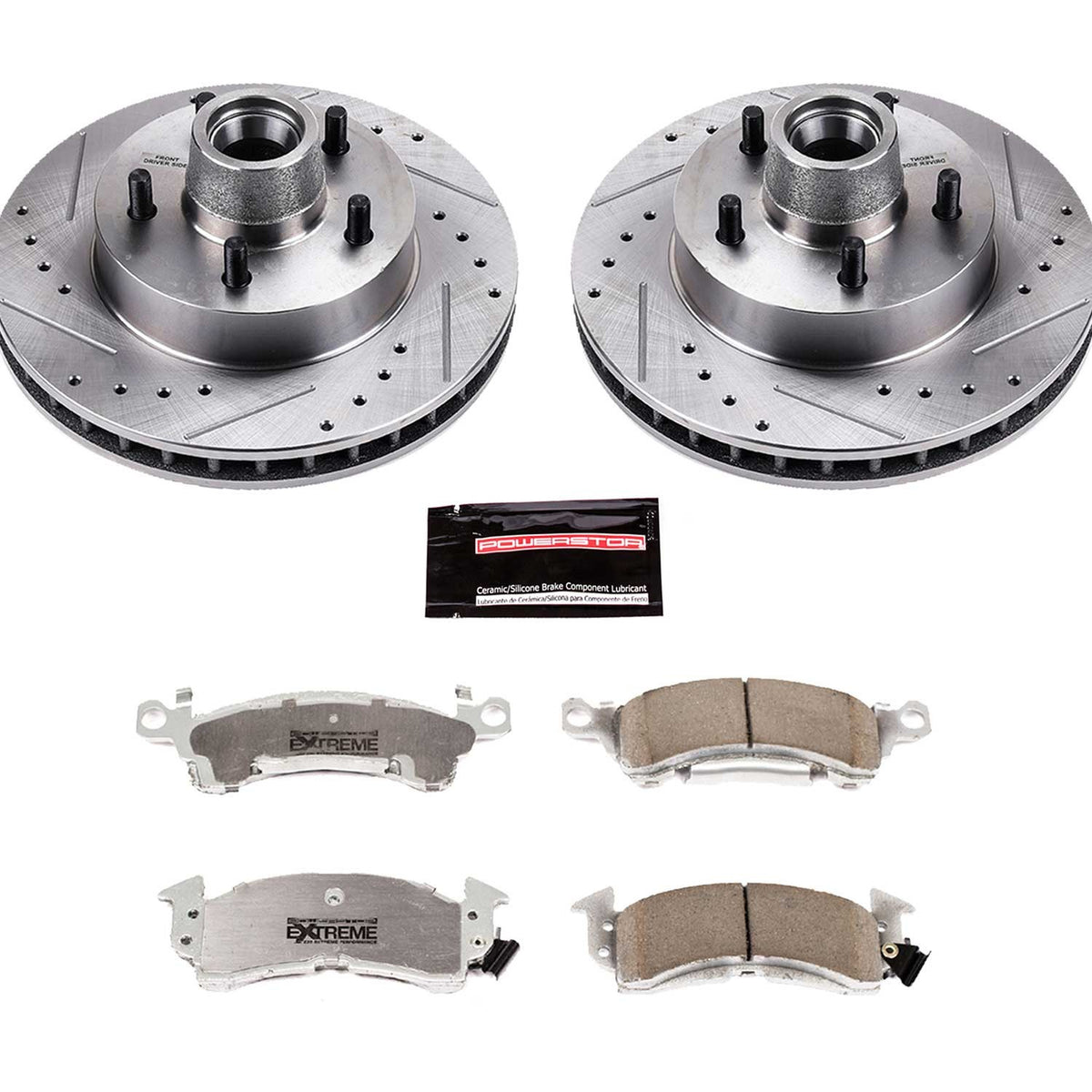 PowerStop Power Stop 71-73 Buick Centurion Front Z26 Street Warrior Brake Kit K4539-26