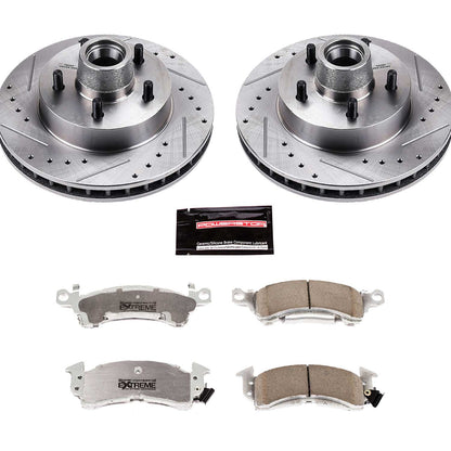 PowerStop Power Stop 71-73 Buick Centurion Front Z26 Street Warrior Brake Kit K4539-26