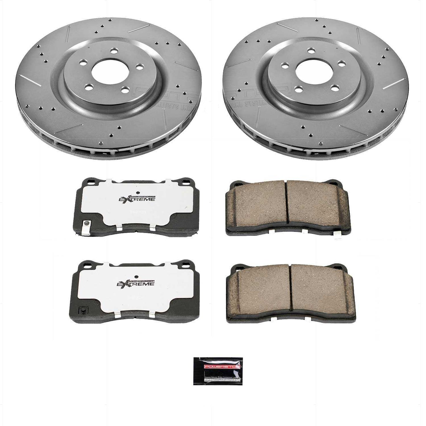 PowerStop Power Stop 07-14 Ford Mustang Front Z26 Street Warrior Brake Kit K4547-26
