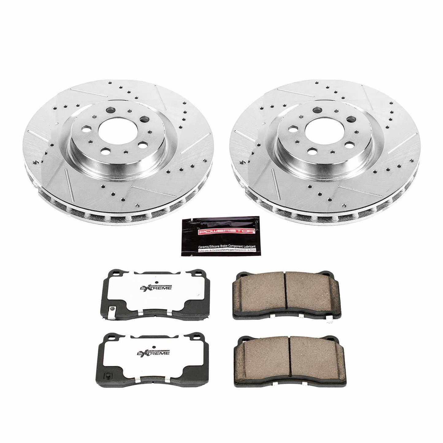 PowerStop Power Stop 04-07 Volvo S60 Front Z26 Street Warrior Brake Kit K4548-26