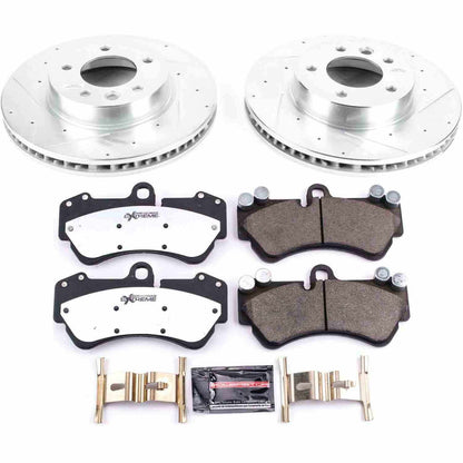 PowerStop Power Stop 04-06 Porsche Cayenne Front Z26 Street Warrior Brake Kit K4554-26