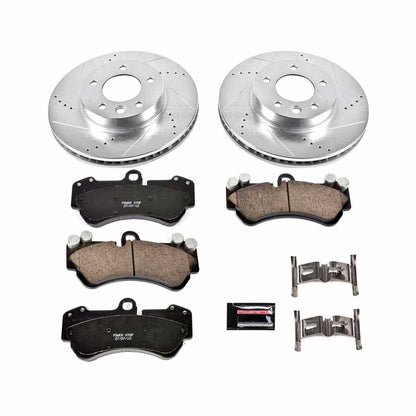 PowerStop Power Stop 04-06 Porsche Cayenne Front Z23 Evolution Sport Brake Kit K4554