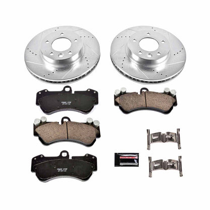 PowerStop Power Stop 04-06 Porsche Cayenne Front Z23 Evolution Sport Brake Kit K4554