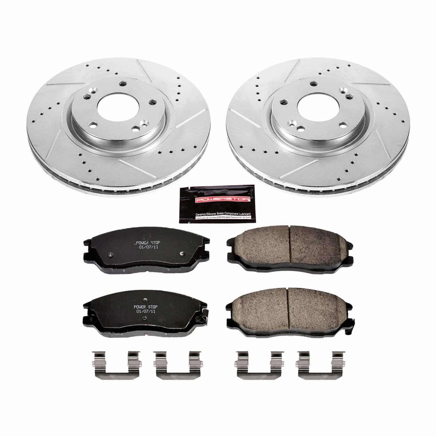 PowerStop Power Stop 03-05 Hyundai XG350 Front Z23 Evolution Sport Brake Kit K4557