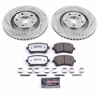 PowerStop Power Stop 04-09 Audi S4 Rear Z26 Street Warrior Brake Kit K4564-26